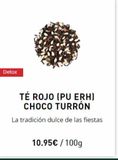 Oferta de Té rojo Tradicion por 1095€ en Tea Shop
