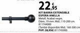 Oferta de Barra para cortinas por 22,95€ en Fes Més