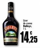 Oferta de Licor de crema Baileys por 14,25€ en Unide Supermercados