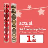 Oferta de Bolas de plástico actuel por 1,5€ en Alcampo
