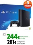Oferta de PlayStation 4 Pro 1TB Negro por 162€ en CeX