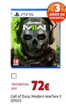 Oferta de Call of Duty: Modern Warfare 2 (2022) por 72€ en CeX