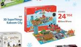 Oferta de 3D SuperThings Kaboom City  Hoy Parer  640.  47215013  24,95€  EleveilForce  en Supermercados Dani