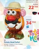 Oferta de 98.  Potato Head Safari Incluye 1 Potato y 2 mini Potatos. Con 40 accesorios.  2270  25520335  34,95€  en Supermercados Dani