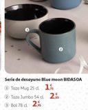 Oferta de Bol serie de desayuno Blue moon Bidasoa por 2,95€ en Alcampo