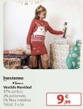 Oferta de Vestido Navidad inextenso por 9,99€ en Alcampo