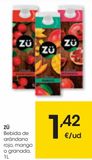 Oferta de Bebidas ZU Premium por 1,42€ en Eroski