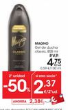Oferta de MAGNO Gel de ducha classic 800 ml por 4,75€ en Eroski