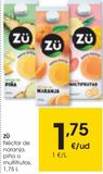Oferta de ZÜ Nectar de naranja 1,75 L por 1,75€ en Eroski