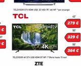 Oferta de Televisores TCL por 279€ en Microsshop