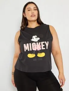Oferta de Camiseta 'Mickey' sin mangas por 13€ en Kiabi