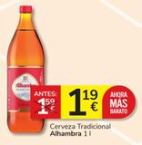 Oferta de Cerveza Alhambra por 1,19€ en Consum