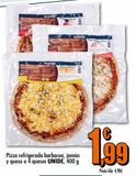 Oferta de Pizza refrigerada barbacoa, jamón y queso o 4 quesos UNIDE por 1,99€ en Unide Supermercados
