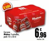 Oferta de Cerveza Mahou 5 estrellas por 6,96€ en Unide Supermercados