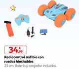 Oferta de Radiocontrol anfibio con ruedas hinchables  por 34,99€ en Alcampo