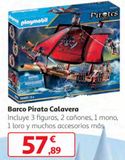 Oferta de Barco Pirata Calavera Playmobil por 57,89€ en Alcampo