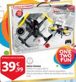 Oferta de Dron cámara One Two Fun por 39,99€ en Alcampo
