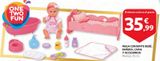 Oferta de Mega conjunto bebé, bañera, cama y accesorios One Two Fun por 35,99€ en Alcampo