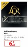 Oferta de Cápsulas de café l'or por 6,55€ en Alcampo