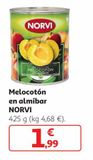 Oferta de Melocotón en almíbar Norvi por 1,99€ en Alcampo