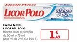 Oferta de Crema dental Licor del Polo por 1,49€ en Alcampo