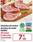 Oferta de Chuletas de cerdo duroc por 7,95€ en Alcampo