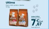 Oferta de Ultima  Perro mini Junior o Senior 1,5 kg  ultima ultima  VIN  MING  Antes: 9,59 € Precio kg: 6,39 €  € /ud.  en Clarel