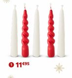 Oferta de Caixa d'espelmes vermelles i blanques por 11,95€ en Jardiland