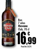 Oferta de Ron 7 años Havana Club por 16,99€ en Unide Market