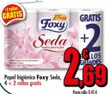 Oferta de Papel higiénico Foxy Seda  por 2,69€ en Unide Market