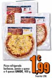 Oferta de Pizza refrigerada barbacoa, jamón y queso o 4 quesos UNIDE  por 1,99€ en Unide Market