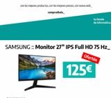 Oferta de Monitor Samsung por 125€ en App Informática