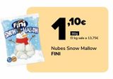 Oferta de Nubes Snow Mallow FINI por 1,1€ en Supeco
