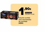 Oferta de Estuche surtido mini mermeladas de maridaje HERO por 1,9€ en Supeco