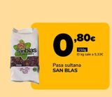 Oferta de Pasa sultana SAN BLAS por 0,8€ en Supeco