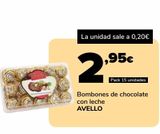 Oferta de Bombones de chocolate con leche AVELLO por 2,95€ en Supeco