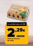 Oferta de Huevos frescos de maíz por 2,29€ en Supeco