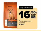 Oferta de Pienso para perro essencial RONNY por 16,5€ en Supeco