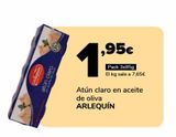 Oferta de Atún claro en aceite de oliva ARLEQUÍN por 1,95€ en Supeco