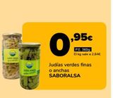 Oferta de Judías verdes finas o anchas  SABORALSA por 0,95€ en Supeco