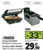 Oferta de Parrilla 01112507 Princess por 29,9€ en Carrefour