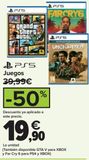 Oferta de Juegos PlayStation por 19,9€ en Carrefour