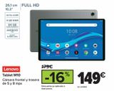 Oferta de Tablet M10 Lenovo por 149€ en Carrefour