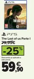 Oferta de The Last of us Parte I PlayStation por 59,9€ en Carrefour