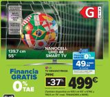 Oferta de LG TV 55NANO786QA por 499€ en Carrefour