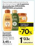 Oferta de Productos para el cabello Original Remedies por 3,45€ en Caprabo