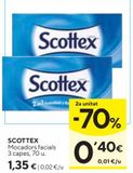 Oferta de Pañuelos de papel Scottex por 1,35€ en Caprabo