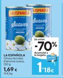 Oferta de Aceitunas rellenas de anchoa La Española por 1,69€ en Caprabo