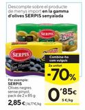 Oferta de Aceitunas negras Serpis por 2,85€ en Caprabo