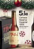 Oferta de Cerveza reserva especial 1906 en Supermercados El Jamón
